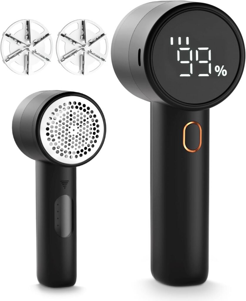 Fabric Shaver, Lint Remover Rechargeable, Electric...