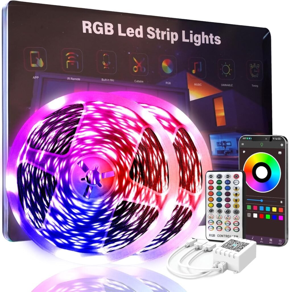 130 FT Led Lights For Bedroom,Music Synchronized,...