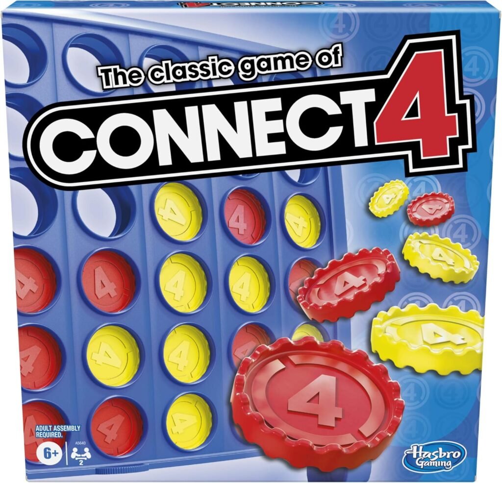 Hasbro Gaming Connect 4 Classic Grid,4 in a Row...